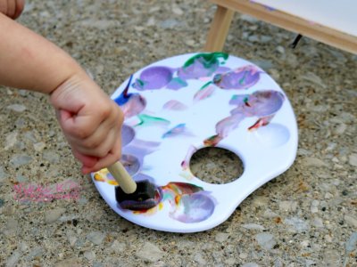 Toddler Painting Photo shoot